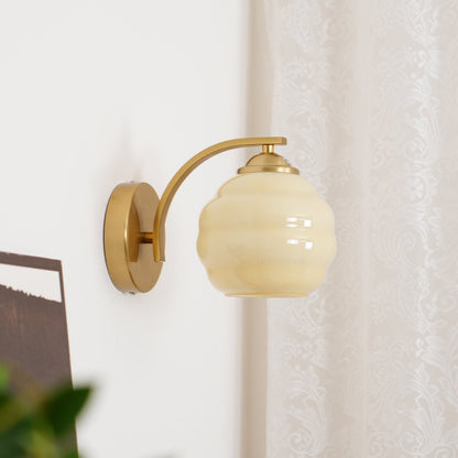 Art Deco Vegglampe | Vintage Stil | Tilgjengelig i Gull og Krom