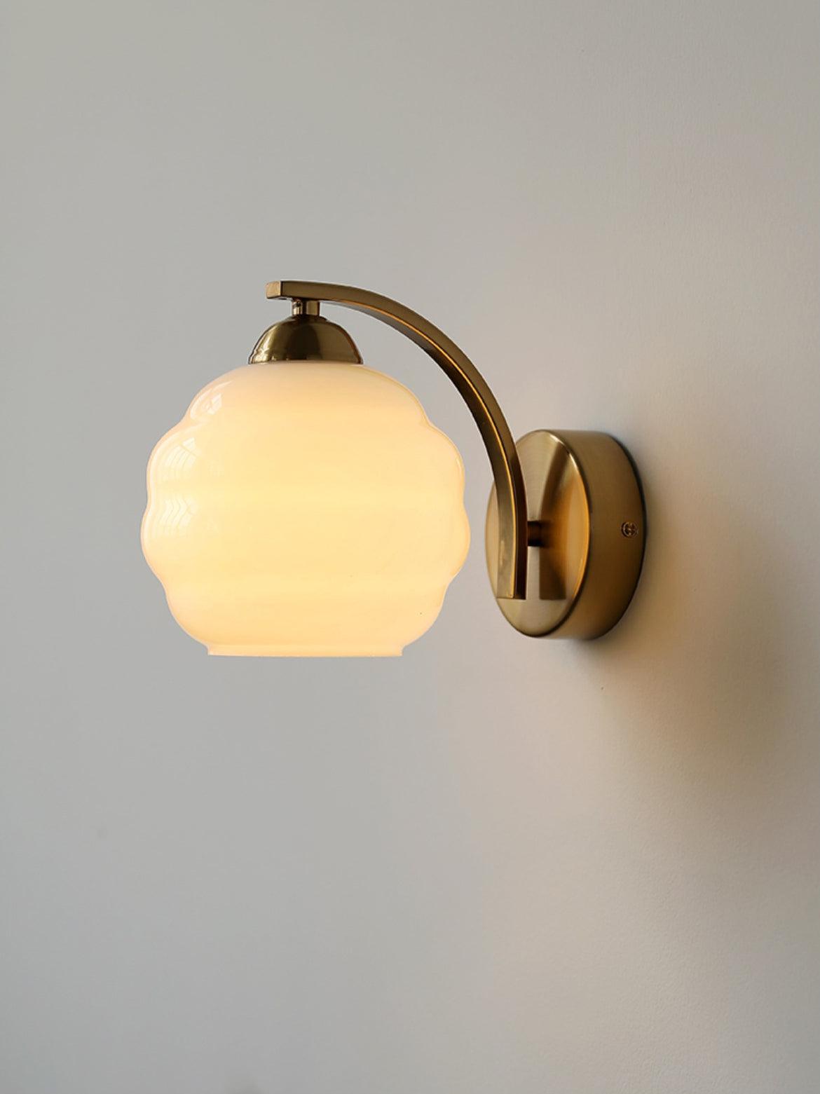Art Deco Vegglampe | Vintage Stil | Tilgjengelig i Gull og Krom